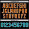 Custom Black Teal-Texas Orange Authentic Throwback Basketball Jersey