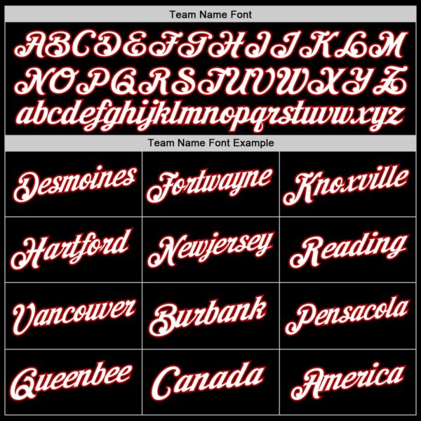 Custom Black White-Red Authentic Throwback Basketball Jersey