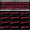 Custom Black Neon Pink Authentic Throwback Basketball Jersey