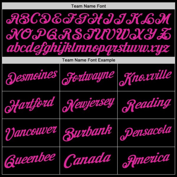 Custom Black Deep Pink Authentic Throwback Basketball Jersey