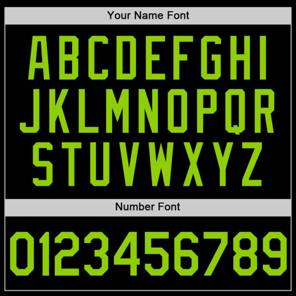 Custom Black Neon Green-Green Authentic Throwback Basketball Jersey