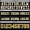 Black2923-3 Custom Black Old Gold-White Authentic Football Jersey