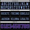 Custom Black Purple-Light Blue Authentic Football Jersey
