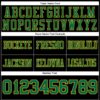 Custom Black Kelly Green-Gold Authentic Football Jersey