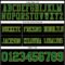 Black2935-3 Custom Black Kelly Green-Gold Authentic Football Jersey