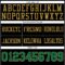 Black2936-3 Custom Black Kelly Green-Old Gold Authentic Football Jersey