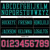 Custom Black Neon Pink-Aqua Authentic Football Jersey