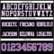 Custom Black Medium Purple-White Authentic Football Jersey