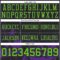 Black2964-3 Custom Black Neon Green-Purple 3D Pattern Splash Authentic Football Jersey