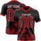 Black2976_405bcd1b-b797-42f5-973c-0393143d18b7 Custom Black Red-White 3D Pattern Splash Authentic Football Jersey
