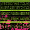 Custom Black Hot Pink-Neon Green 3D Pattern Splash Authentic Football Jersey