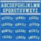 Custom Blue White-Kelly Green Authentic Throwback Basketball Jersey