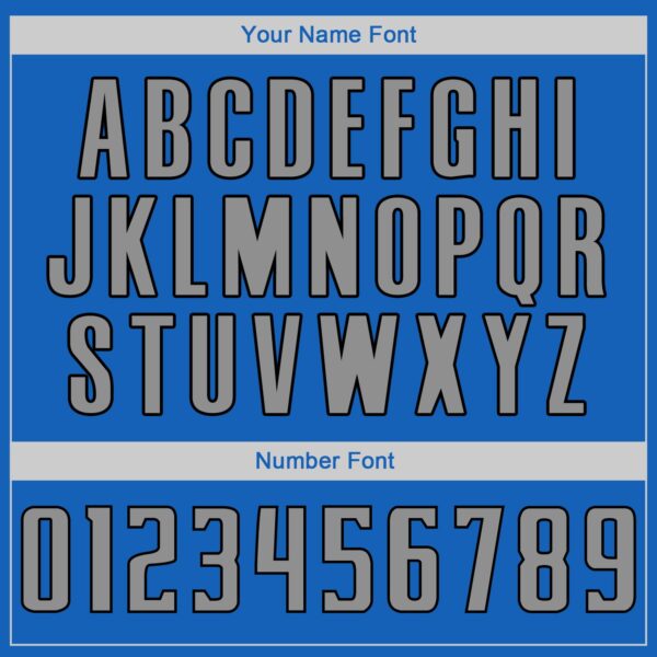 Custom Blue Gray-Black Authentic Throwback Basketball Jersey