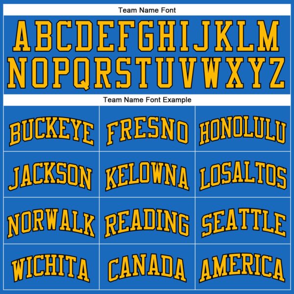 Custom Blue Gold-Black Authentic Throwback Basketball Jersey