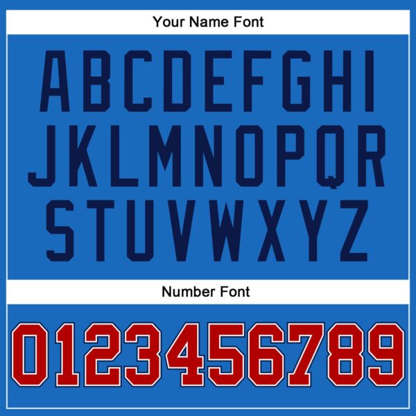 Custom Blue Red-Navy Authentic Throwback Basketball Jersey