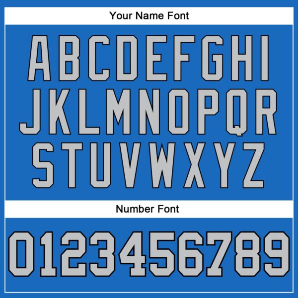 Custom Blue Gray-Black Authentic Throwback Basketball Jersey