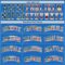Custom Blue Vintage USA Flag-Cream Authentic Throwback Basketball Jersey