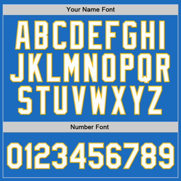 Custom Blue White-Gold Authentic Throwback Basketball Jersey