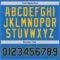 Custom Blue Navy-Gold Authentic Throwback Basketball Jersey