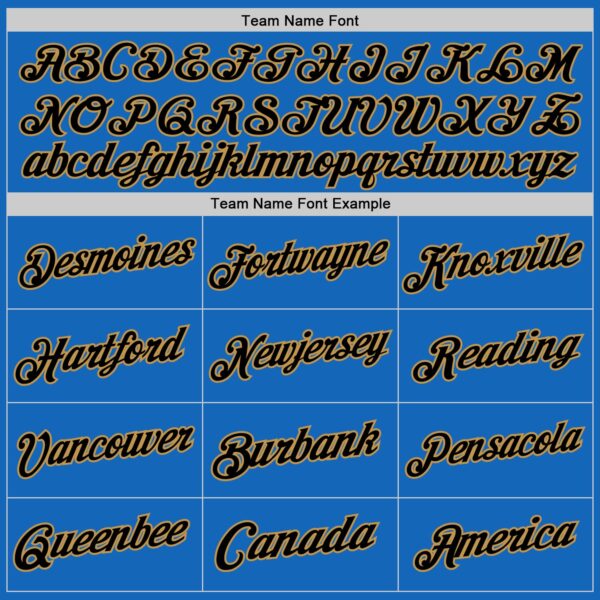 Custom Blue Black-Old Gold Authentic Throwback Basketball Jersey