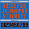 Custom Blue Black-Orange Authentic Throwback Basketball Jersey