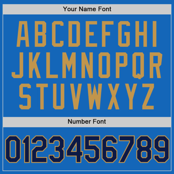 Custom Blue Navy-Old Gold Authentic Throwback Basketball Jersey