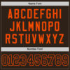 Custom Brown Brown-Orange Mesh Authentic Football Jersey