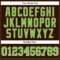 Custom Brown White Pinstripe Neon Green Authentic Basketball Jersey