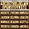 Brown0147-2 Custom Brown White-Gold Mesh Authentic Football Jersey