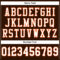 Custom Brown White-Orange Mesh Authentic Football Jersey