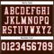 Brown0149-3 Custom Brown White-Red Mesh Authentic Football Jersey