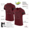 Burgundy0028-1 Custom Burgundy Burgundy-Black Mesh Authentic Football Jersey