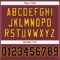 Custom Burgundy Black-Gold Mesh Authentic Football Jersey