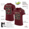 Burgundy0060-1_5a0e470e-ecb5-42fa-b6e6-db9866e7d99c Custom Burgundy Black-Cream Mesh Authentic Football Jersey