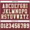 Burgundy0093-3 Custom Burgundy White-Old Gold Mesh Authentic Football Jersey