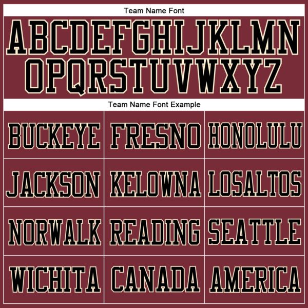 Custom Burgundy Black-Cream Mesh Authentic Football Jersey