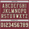 Custom Burgundy Cream-Black Mesh Authentic Football Jersey