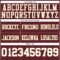 Custom Burgundy White-Old Gold Authentic Football Jersey