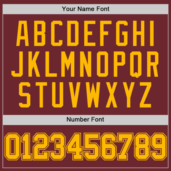 Custom Burgundy Gold Authentic Basketball Jersey