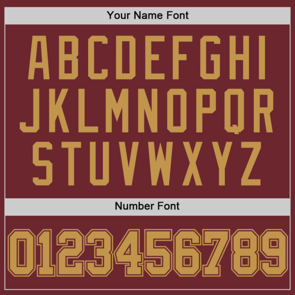 Custom Burgundy Old Gold Authentic Basketball Jersey