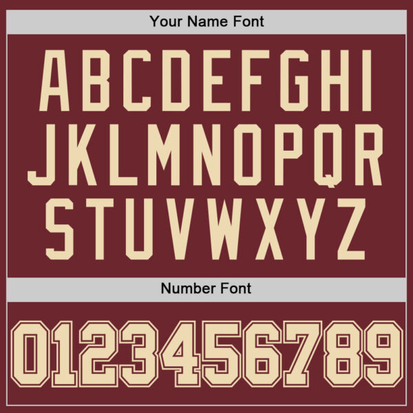 Custom Burgundy Cream Authentic Basketball Jersey