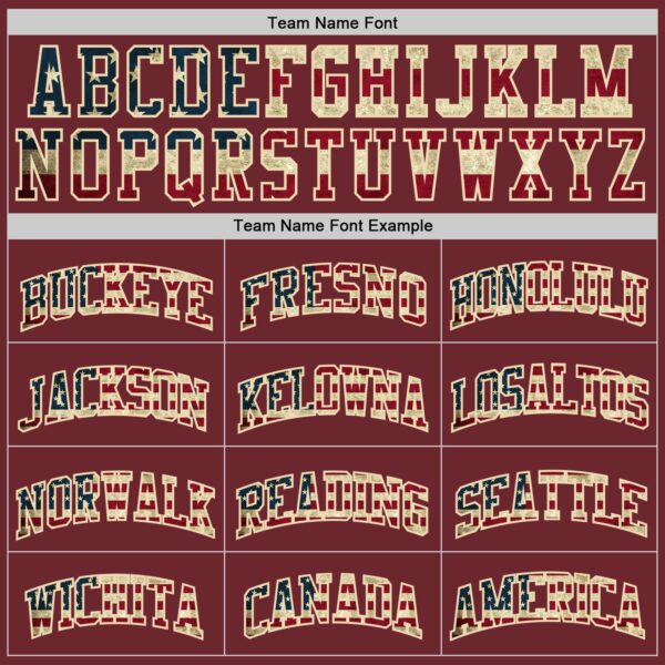 Custom Burgundy Vintage USA Flag-Cream Authentic Basketball Jersey