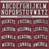 Custom Burgundy White-Black Authentic Basketball Jersey