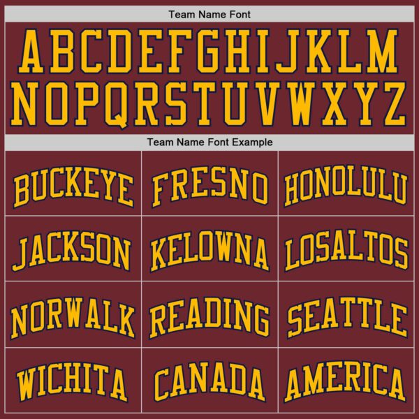 Custom Burgundy Navy-Gold Authentic Basketball Jersey