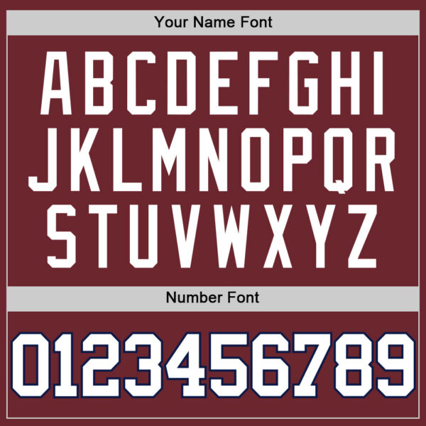 Custom Burgundy White-Navy Authentic Basketball Jersey