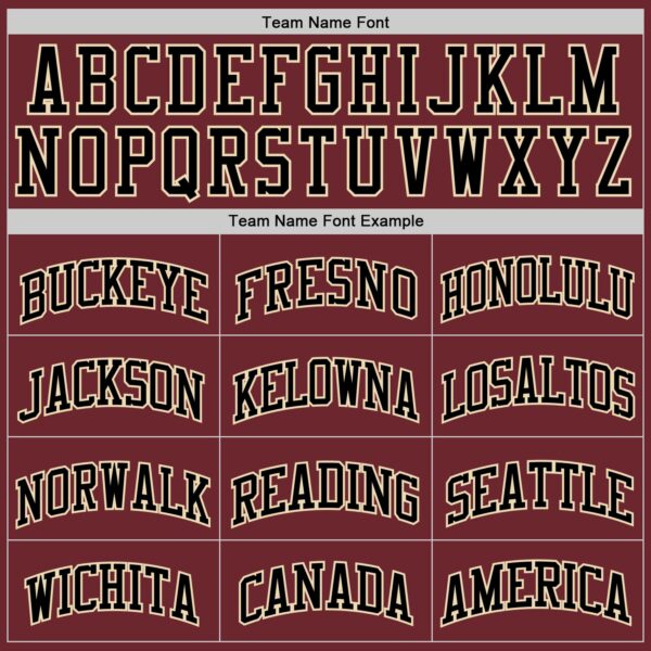 Custom Burgundy Black-Cream Authentic Basketball Jersey
