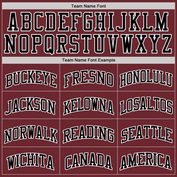 Custom Burgundy Black-White Authentic Basketball Jersey