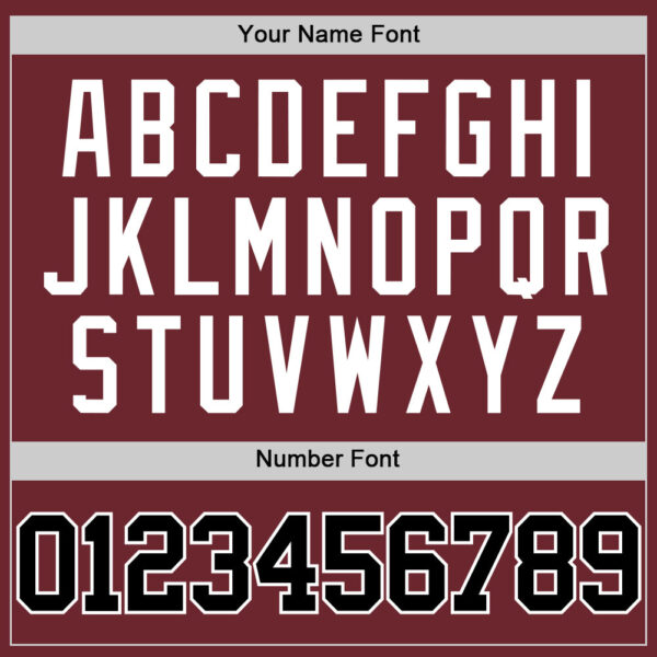 Custom Burgundy Black-White Authentic Basketball Jersey