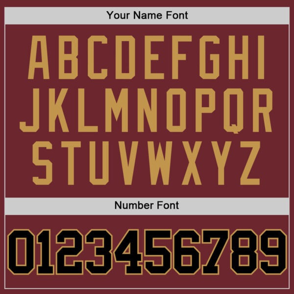 Custom Burgundy Black-Old Gold Authentic Basketball Jersey