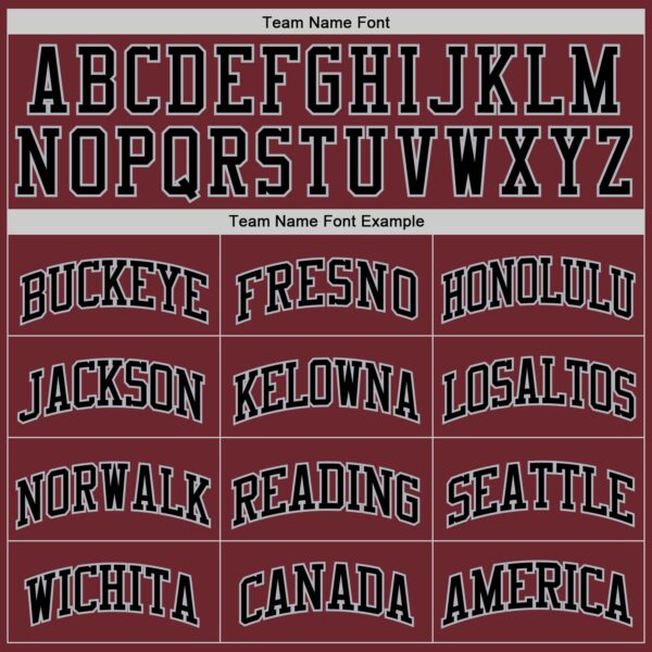 Custom Burgundy Black-Gray Authentic Basketball Jersey